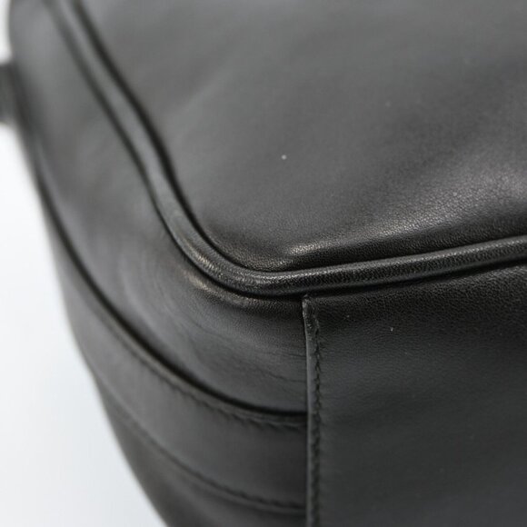 Gucci black leather 1955 Horse-bit cross body with a chrome accent - Picture 12 of 16